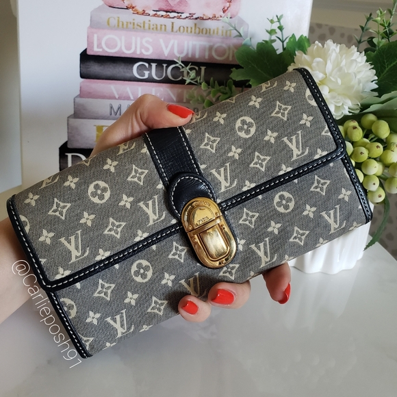 Authentic Pre-owned Louis Vuitton Monogram Mini Lin Wallet - Picture 4 of 14